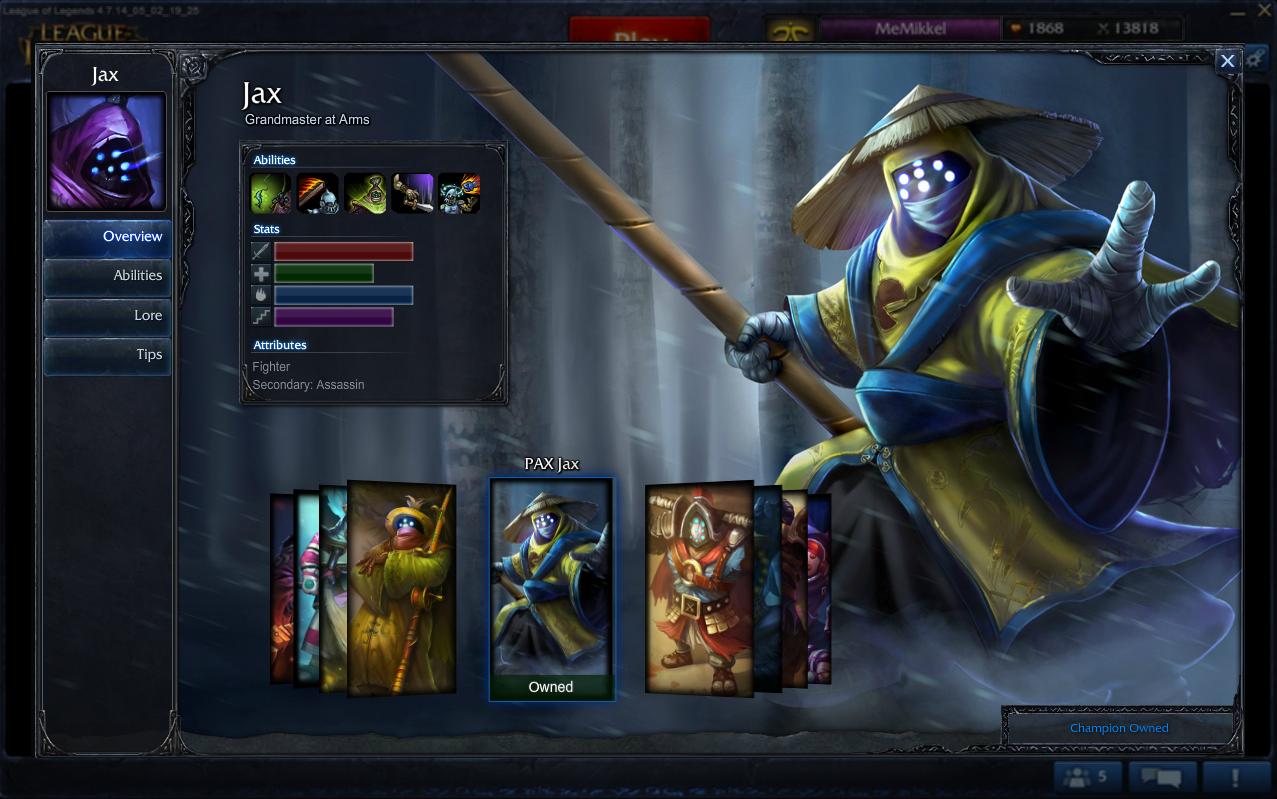 Skins for League of Legends.