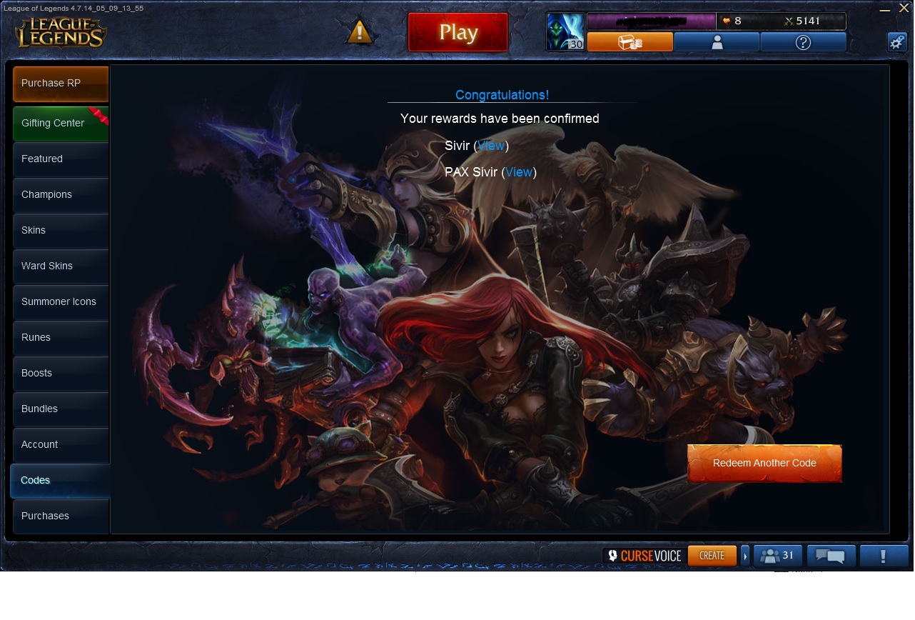 Skins for League of Legends.