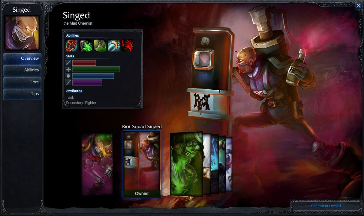 Skins for League of Legends.