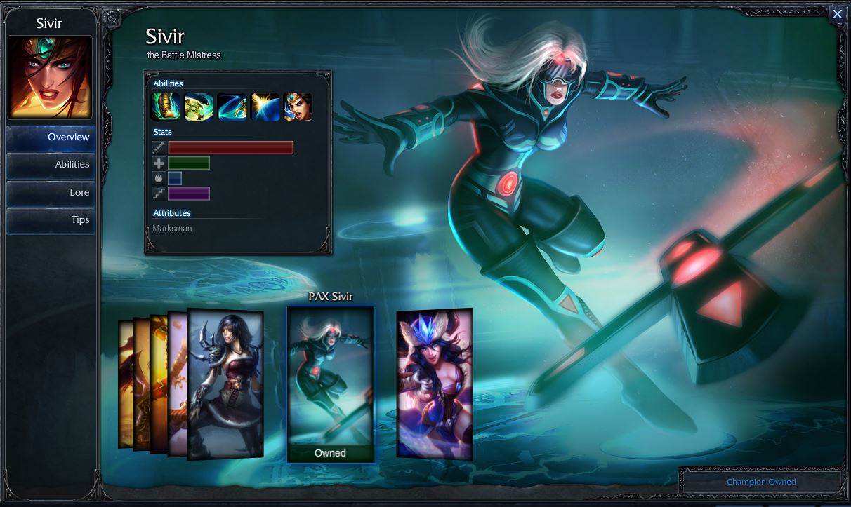 Skins for League of Legends.