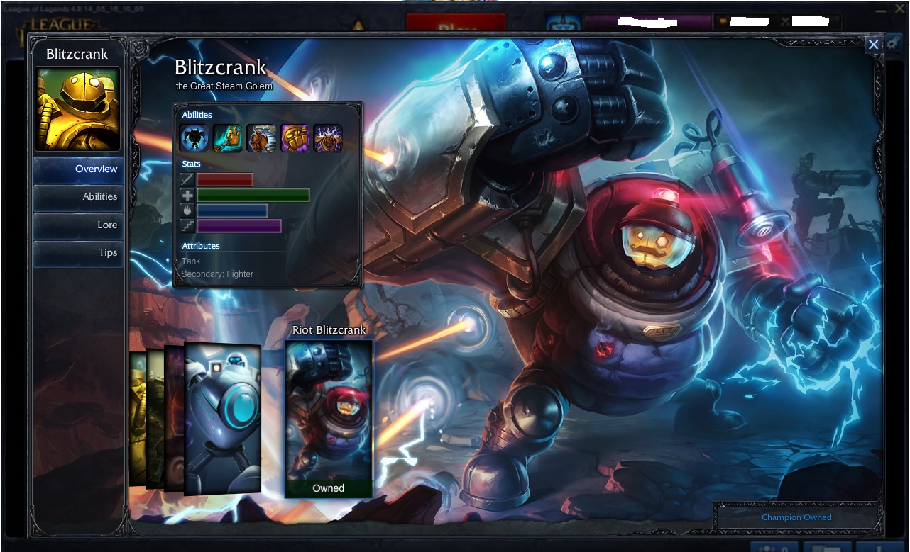 Skins for League of Legends.