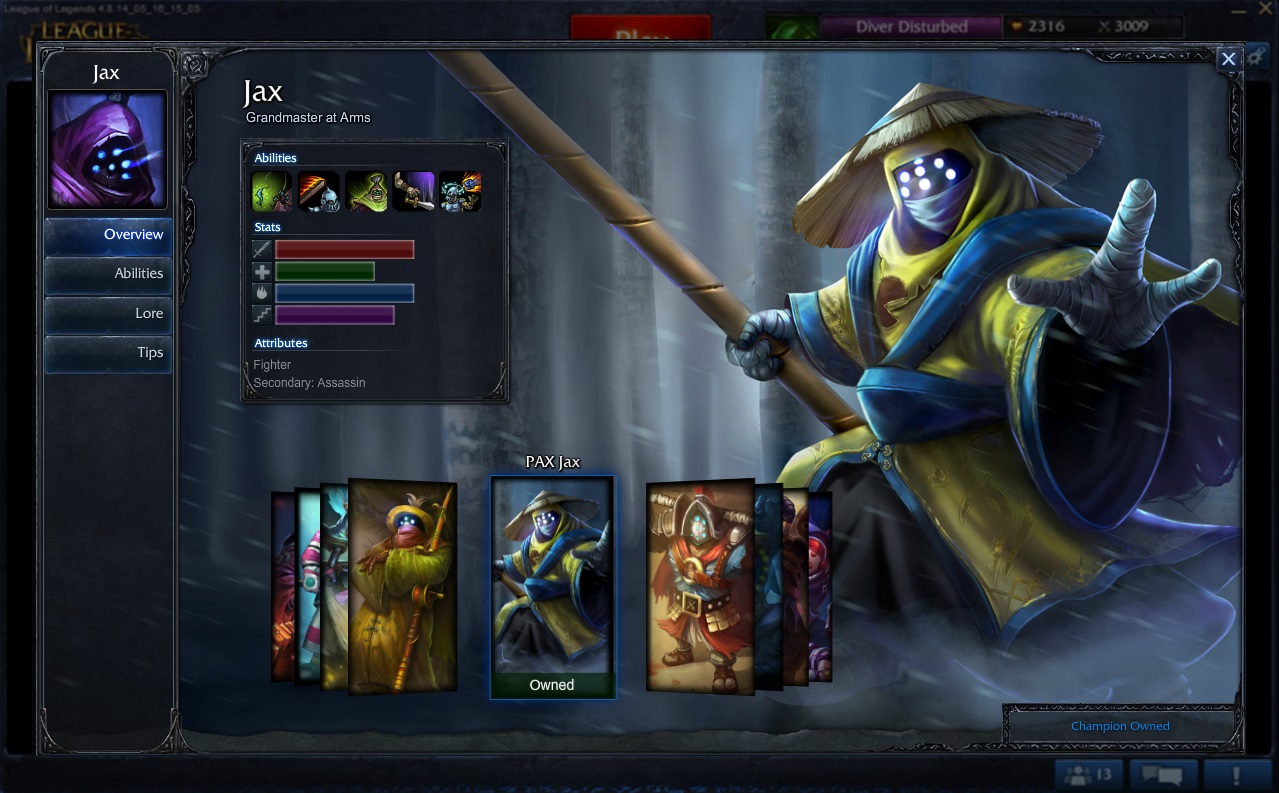Skins for League of Legends.