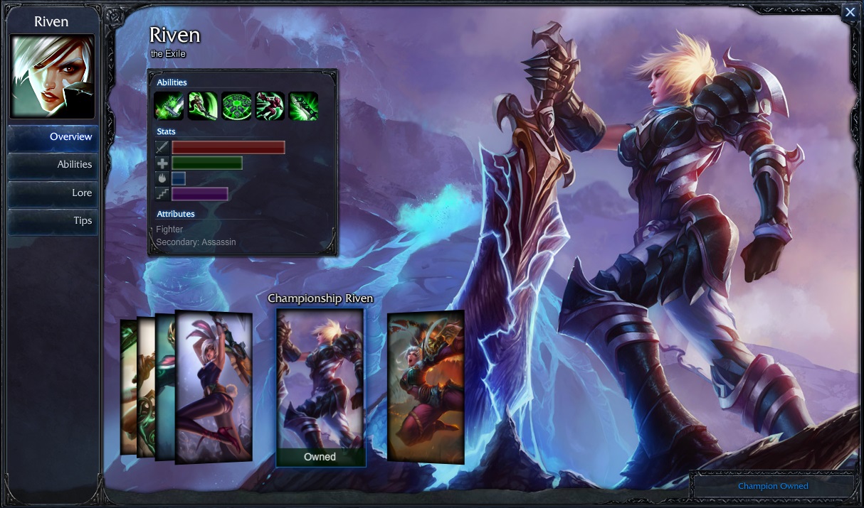 Skins for League of Legends.