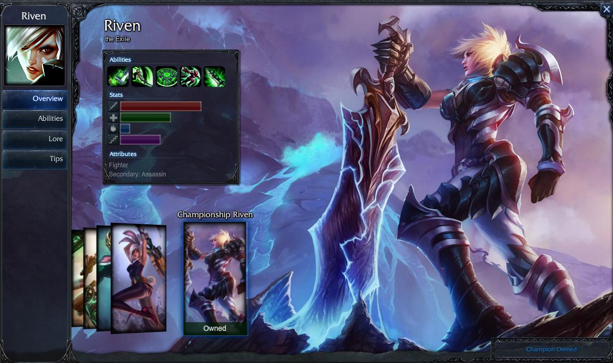 Skins for League of Legends.