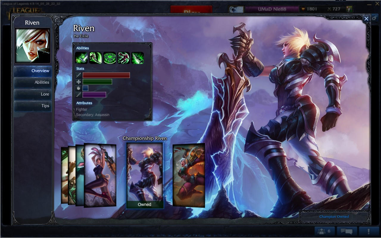 Skins for League of Legends.