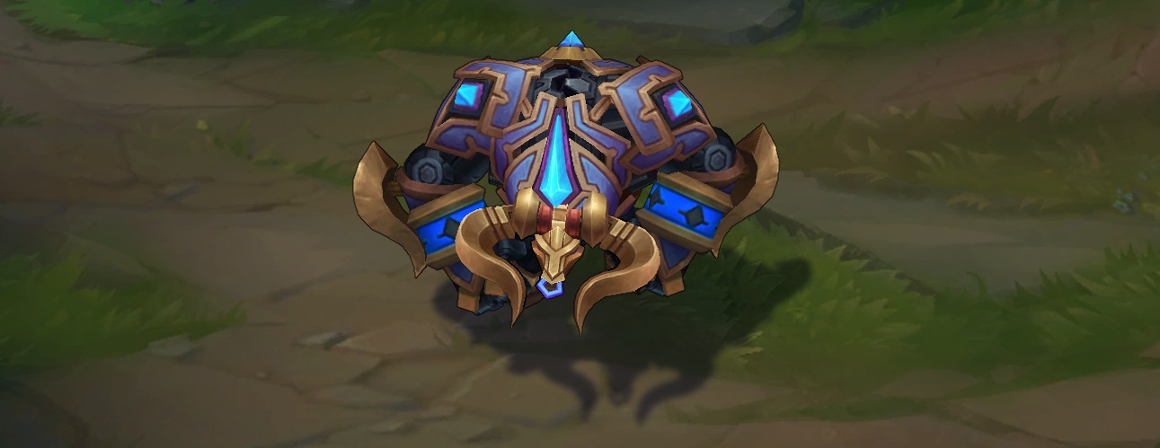 hextech alistar skin for league of legends ingame picture