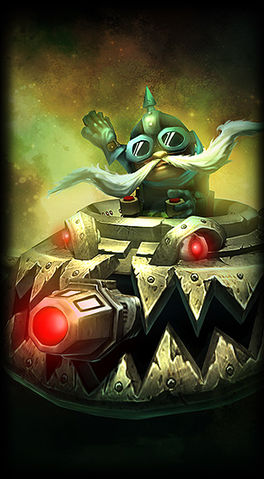 Ufo Corki skin for league of legends ingame picture splash art