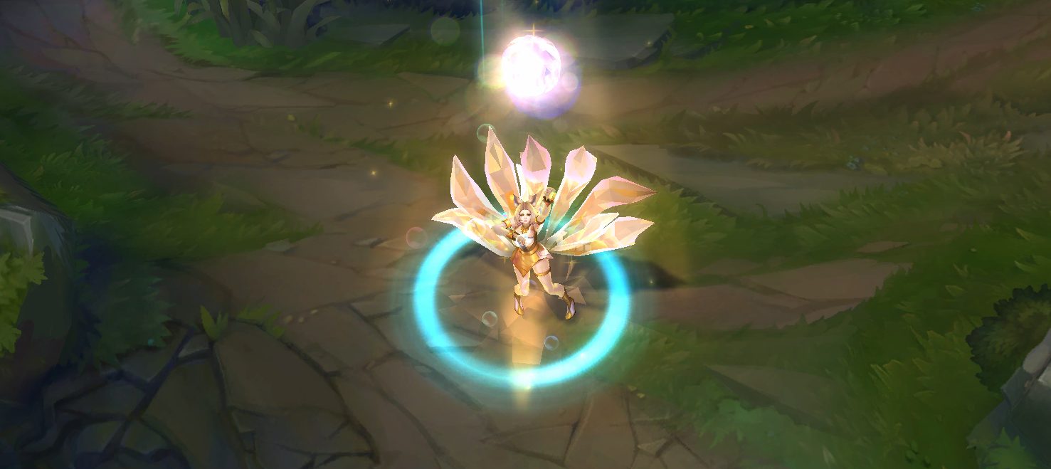 kda ahri prestige edition skin recall animation