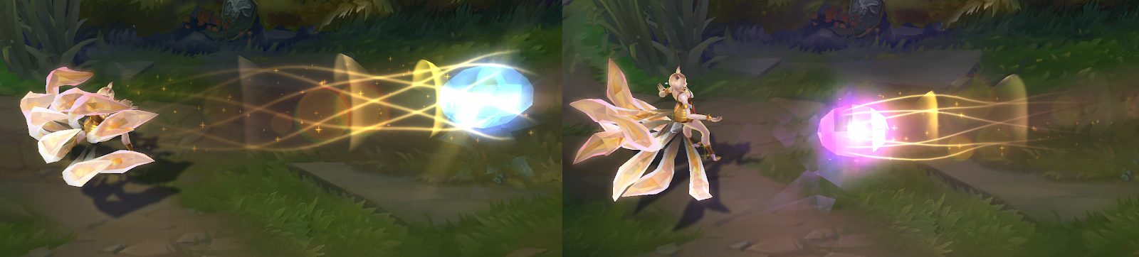 kda ahri prestige edition skin spell animation