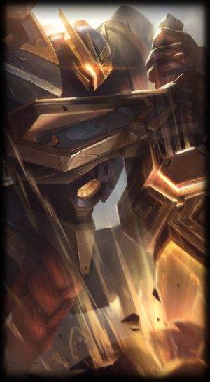 loading screen mecha kingdoms garen prestige edition
