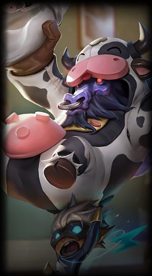 Moo Cow Alistar Loading Screen Skin