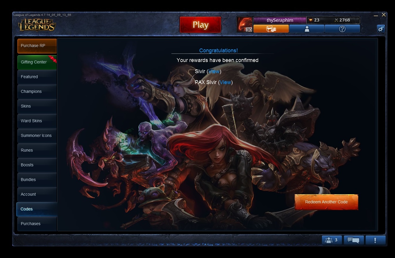 Skins for League of Legends.