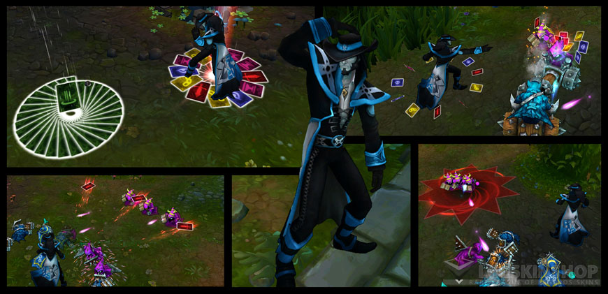 Pax Twisted Fate skin ingame looks