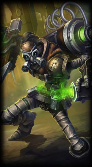 Hextech Singed load screen