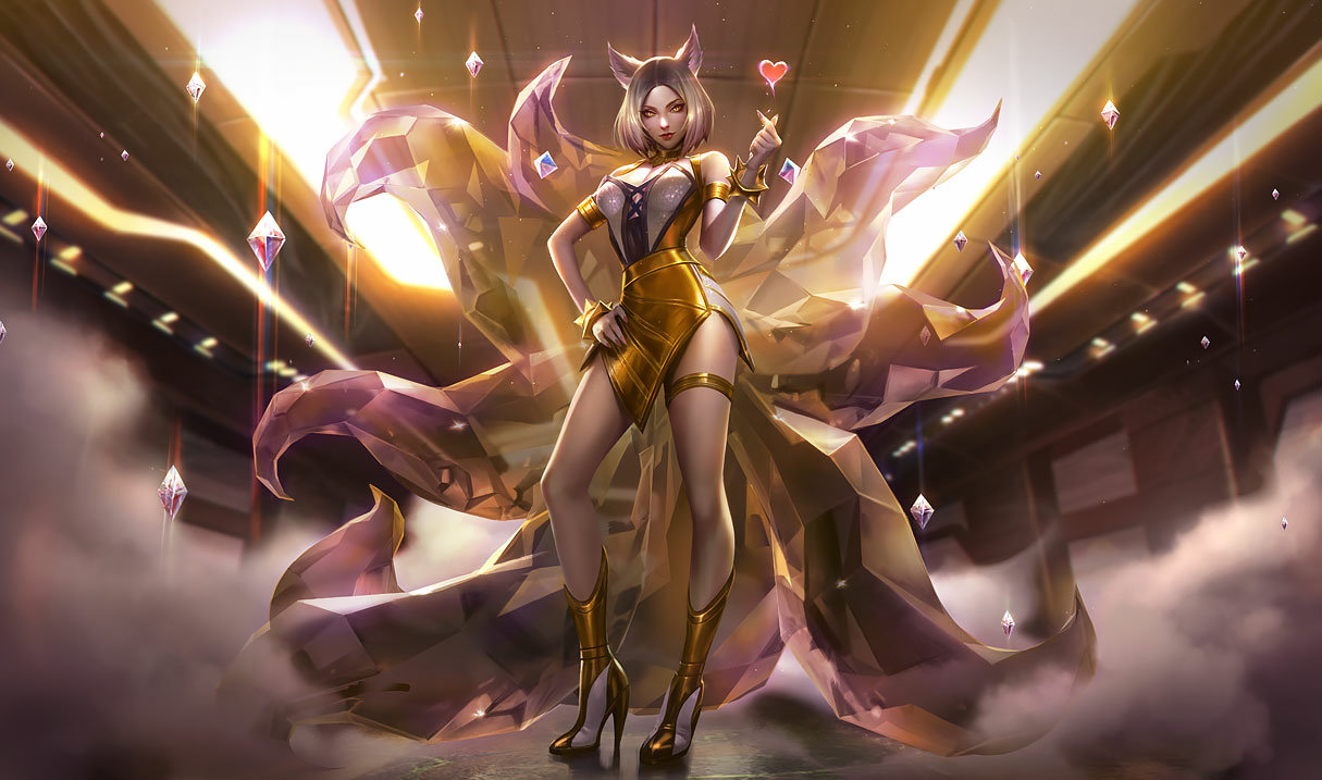 splash art kda ahri prestige edition