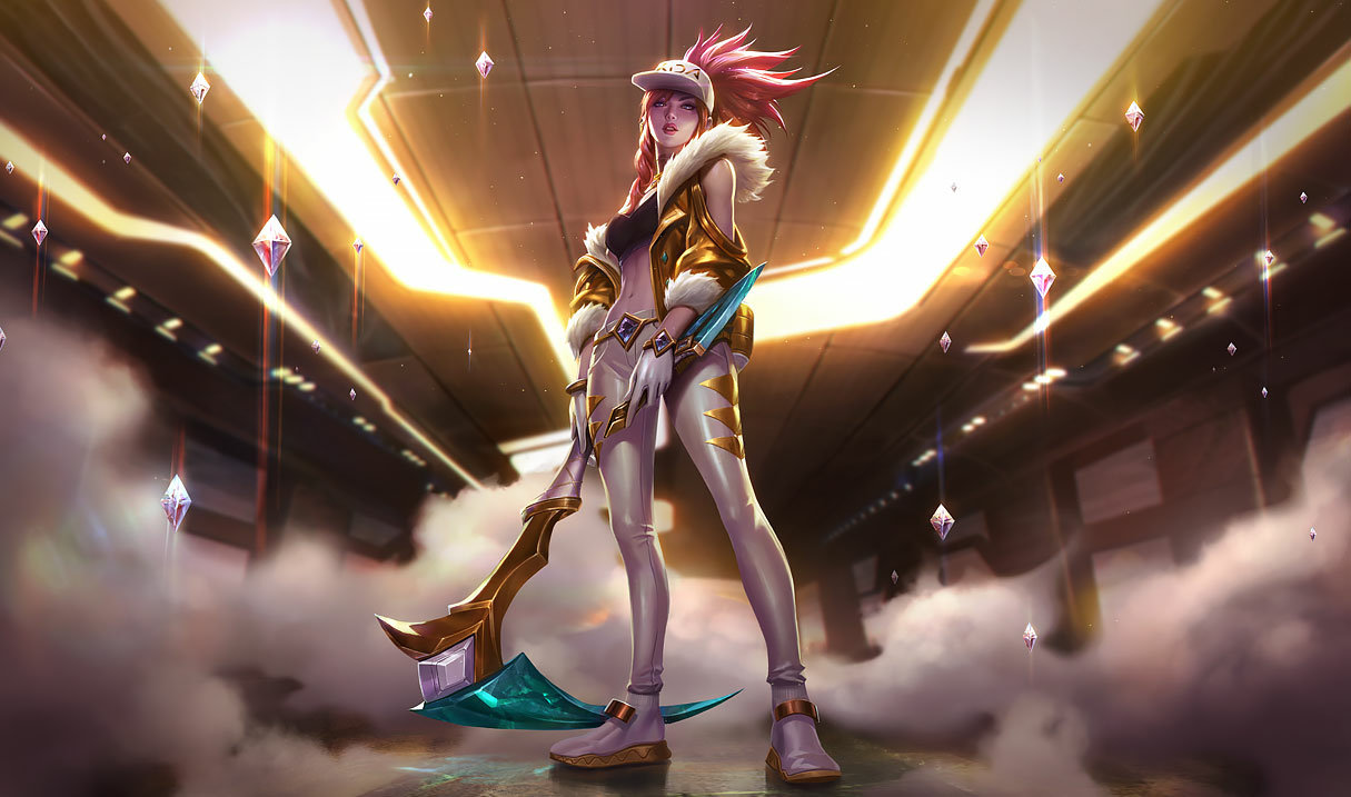 splash art kda akali prestige