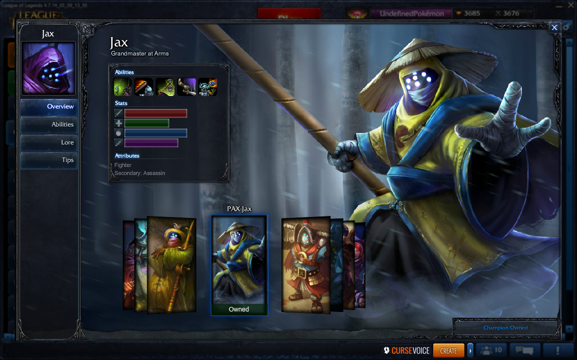 Skins for League of Legends.