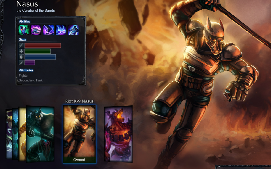 Skins for League of Legends.