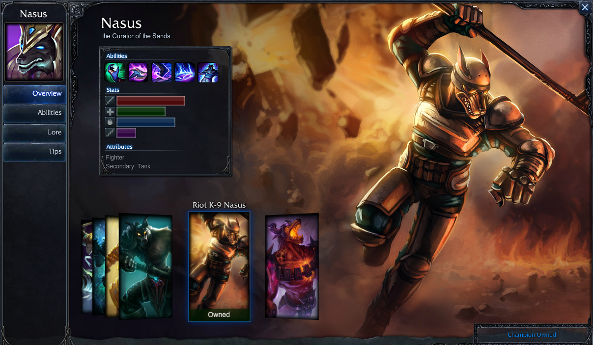Skins for League of Legends.