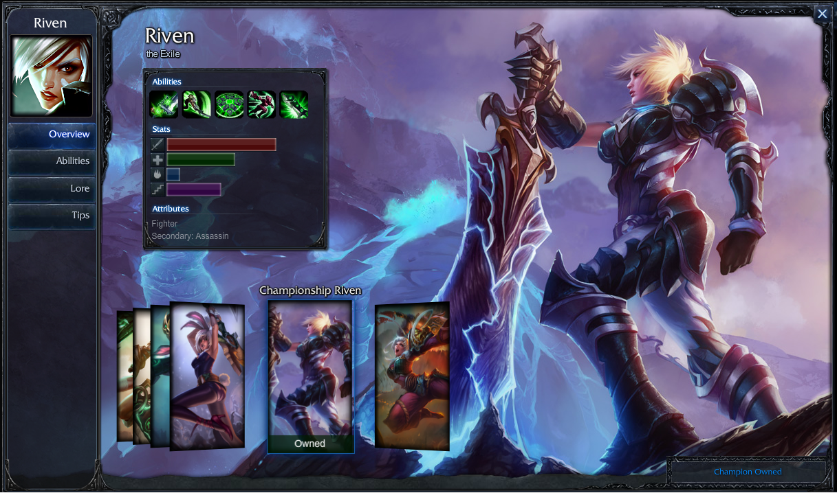 Skins for League of Legends.