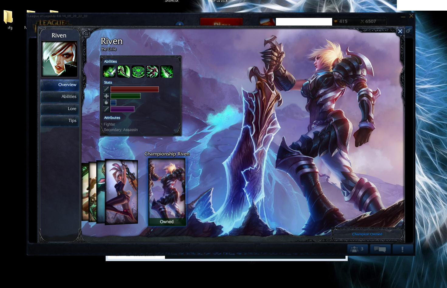 Skins for League of Legends.