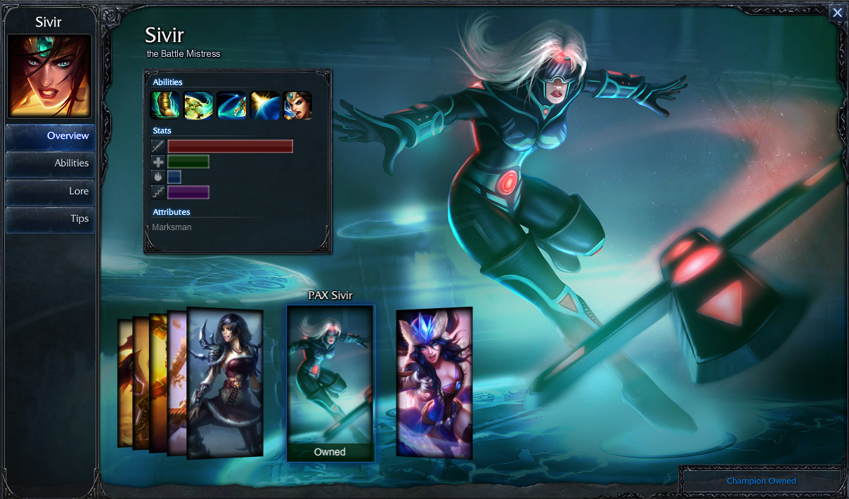 Skins for League of Legends.