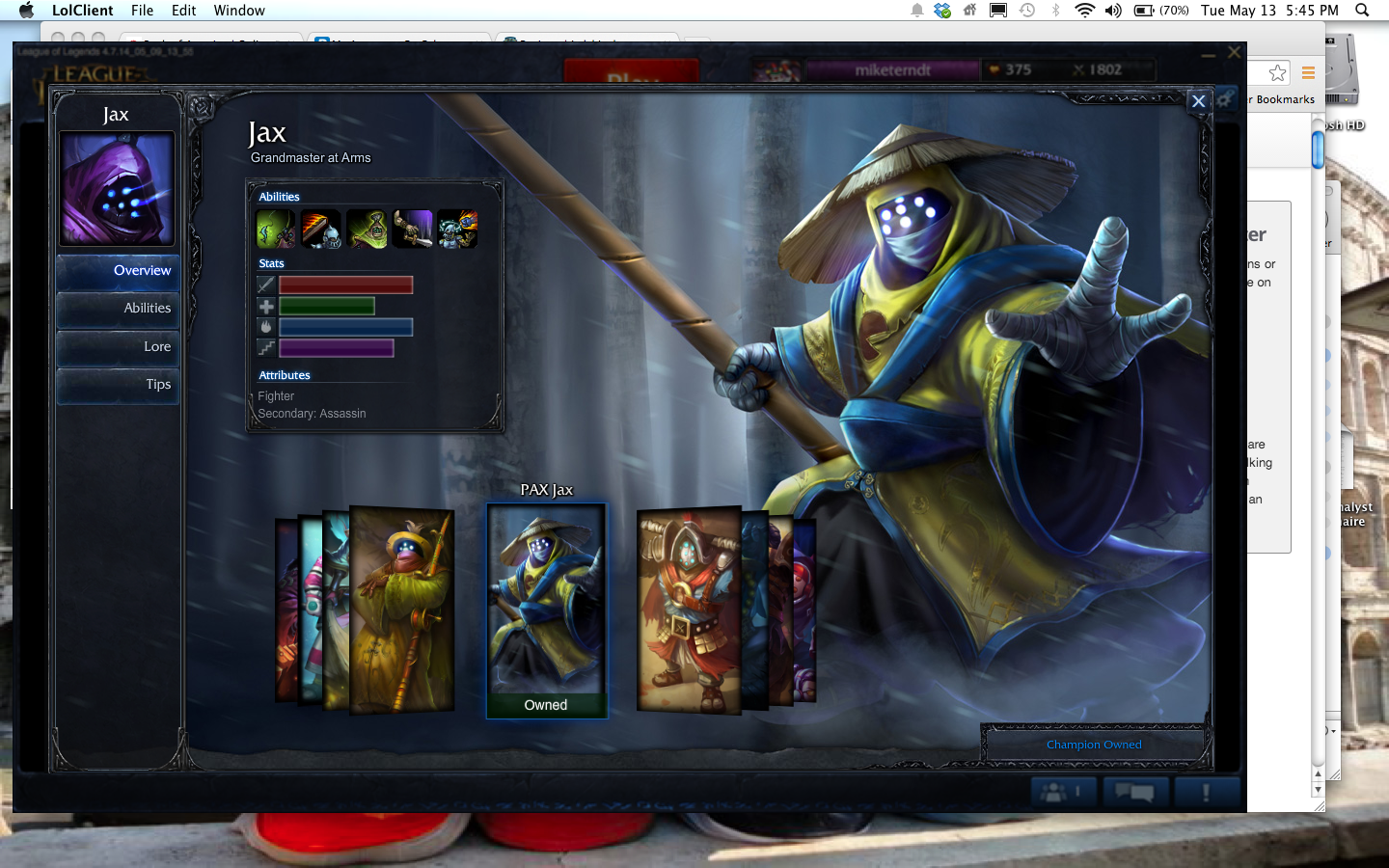 Skins for League of Legends.