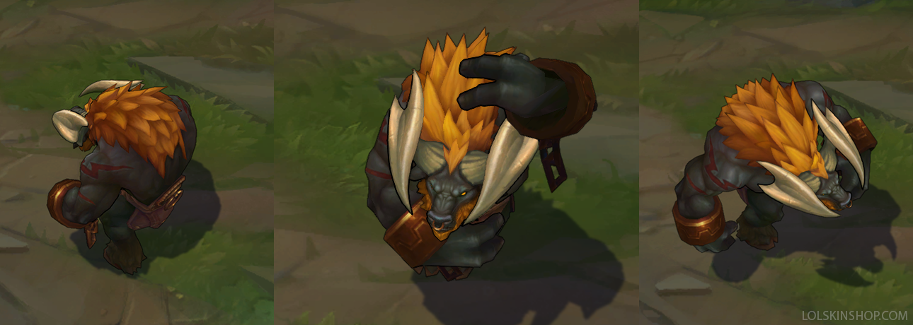 black alistar skin for league of legends ingame picture
